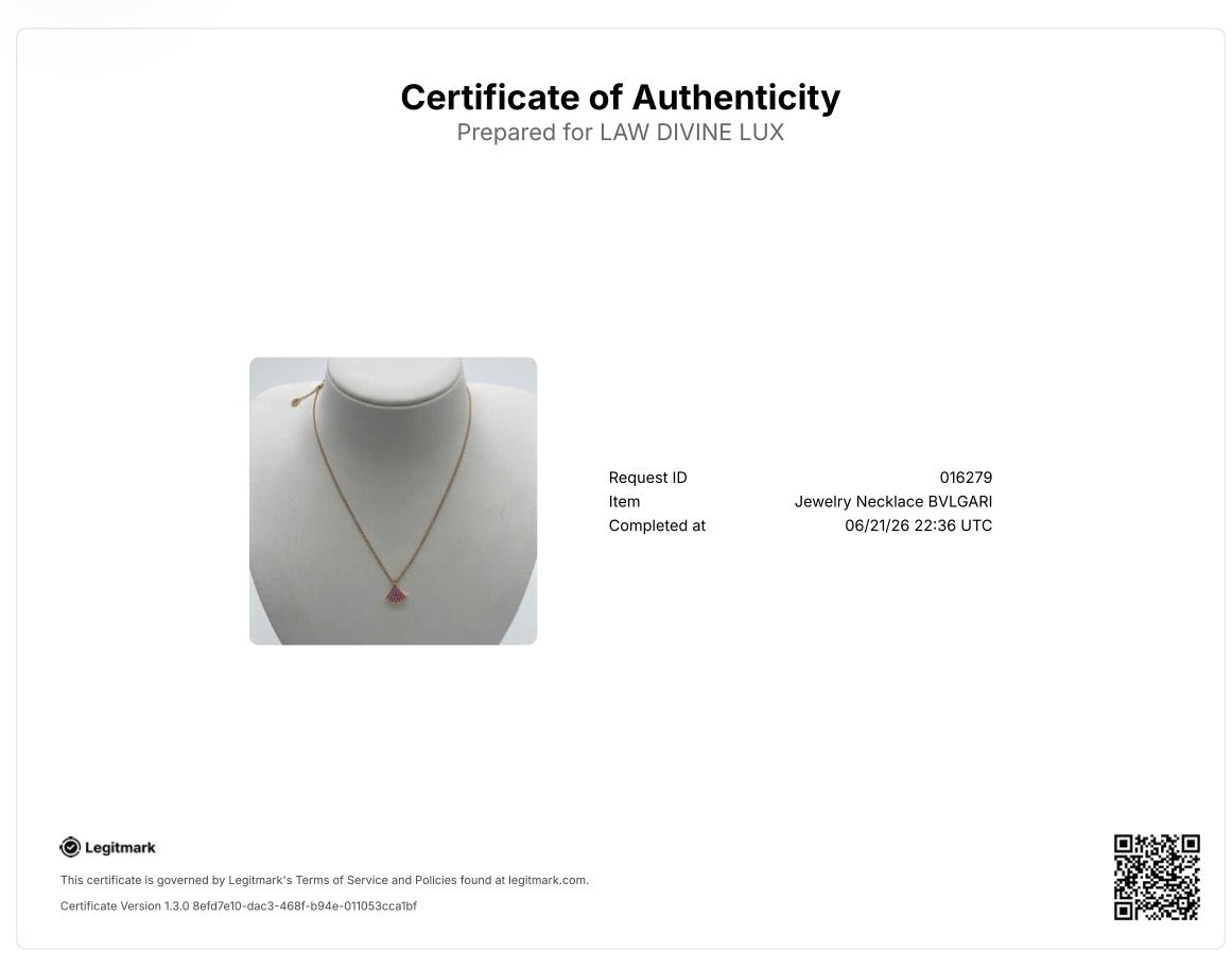 18K Rose Gold Diamond Pink Sapphire Divas' Dream Pendant Necklace