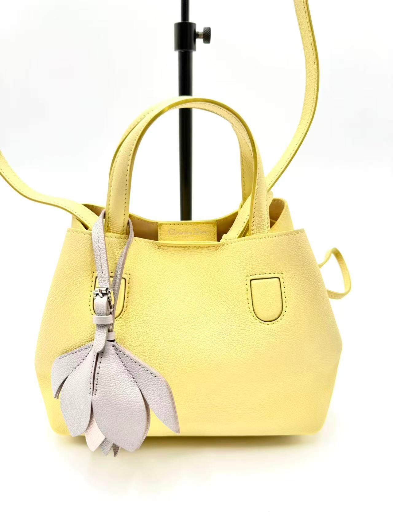 Dior Yellow Petal Bucket Bag
