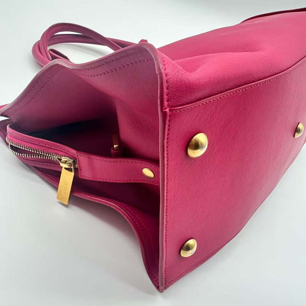 Leather Y Cabas Small