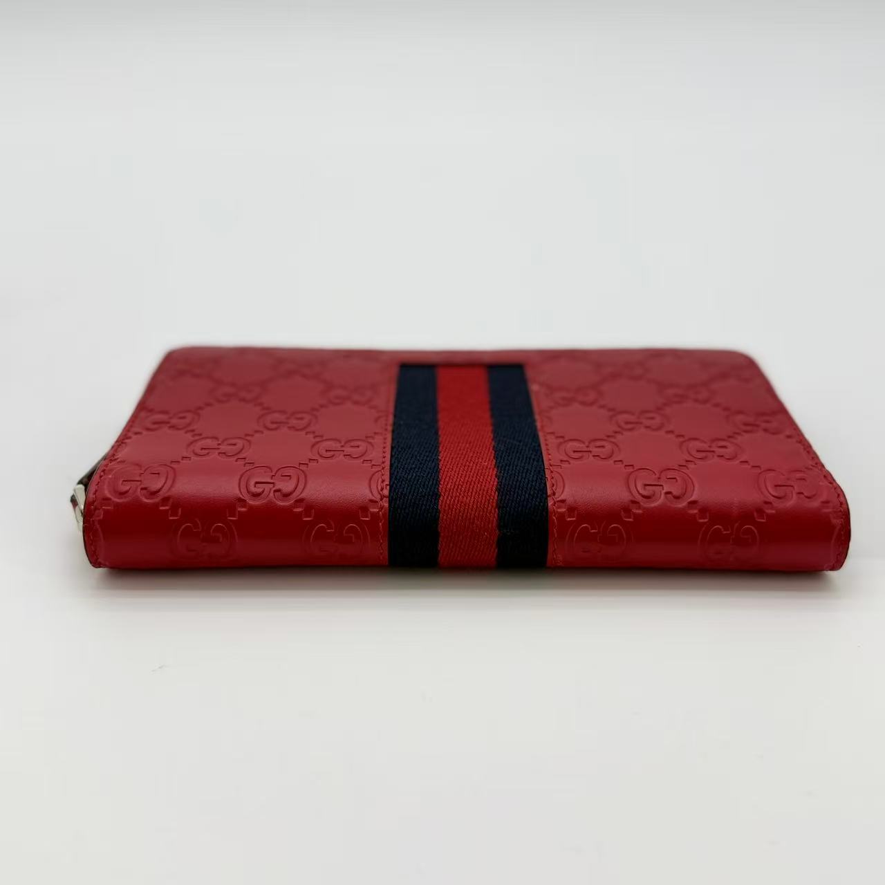 Guccissima Continental Web Zip Wallet