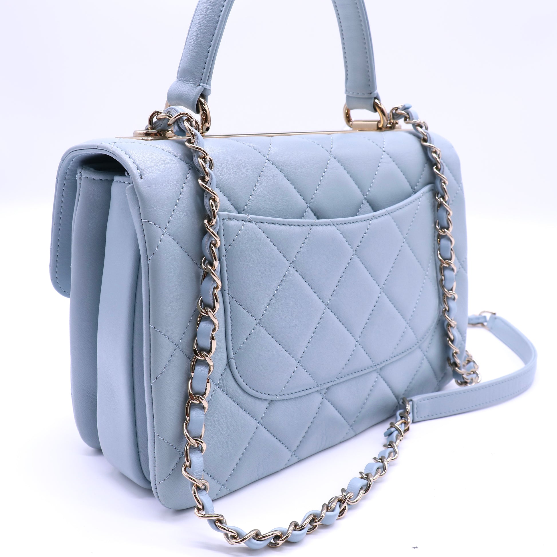 Trendy CC Top Handle Bag Quilted  Small Twins LDJ4349