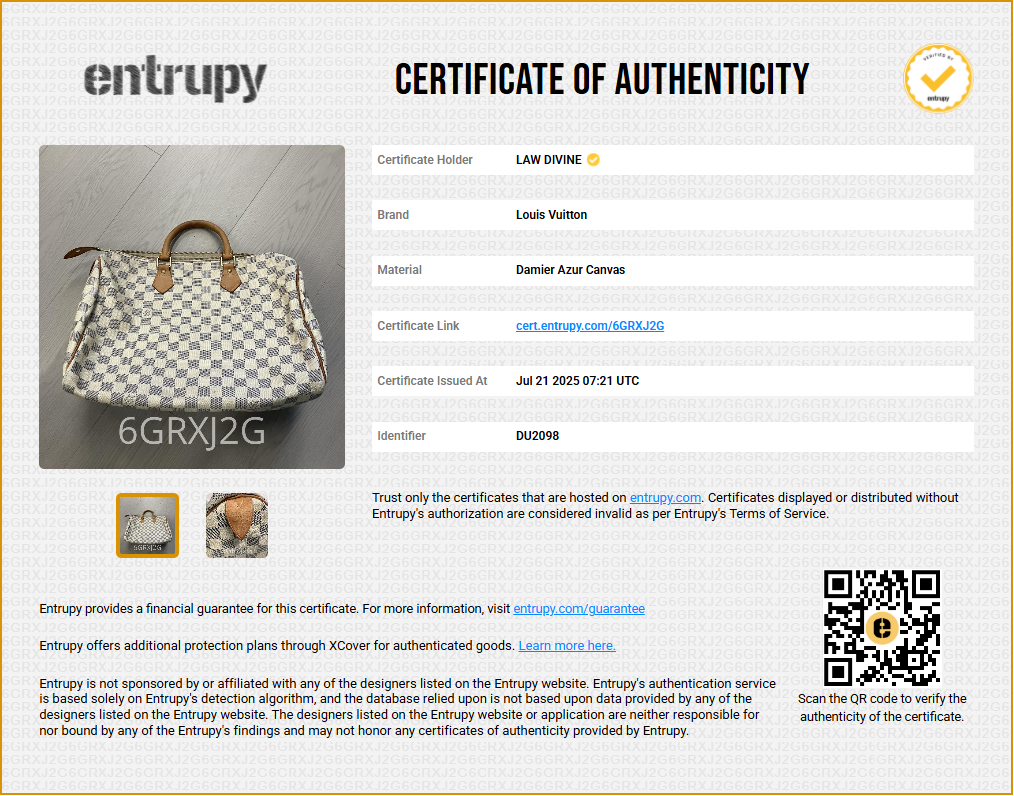 Damier Azur Speedy 35
