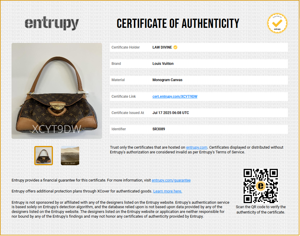 Beverly Handbag Monogram Canvas MM