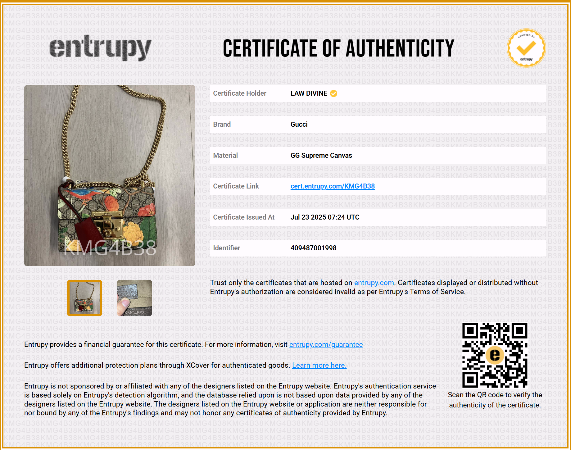 GG Supreme Padlock Small