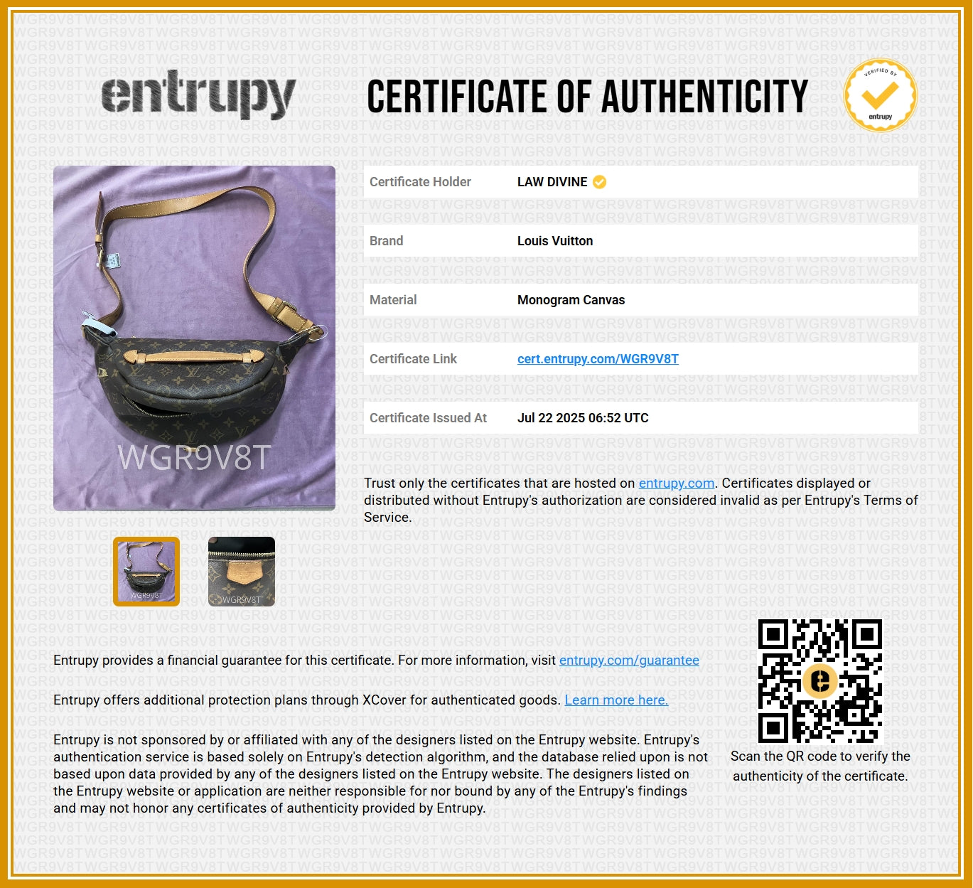 Bum Bag Monogram Canvas