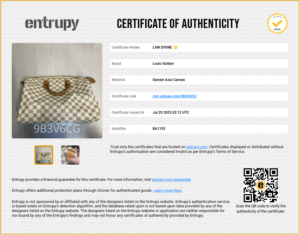 Damier Azur Speedy 35