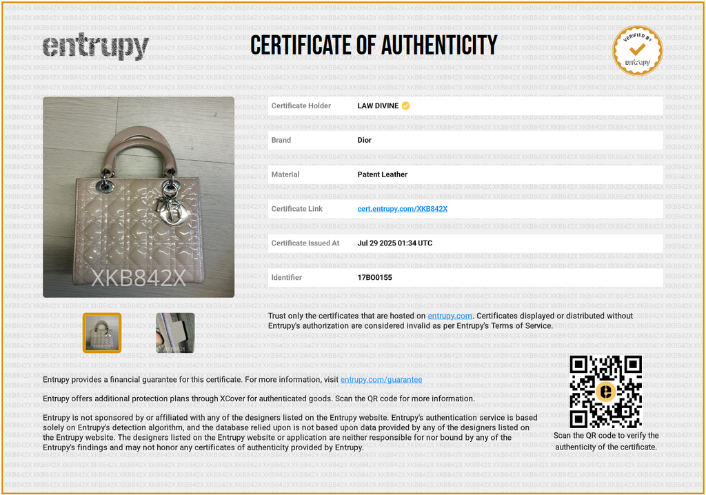 Lady Dior Bag Cannage Quilt Patent Medium