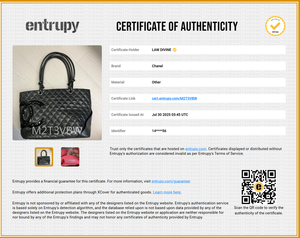 Cambon Tote Quilted Leather Large