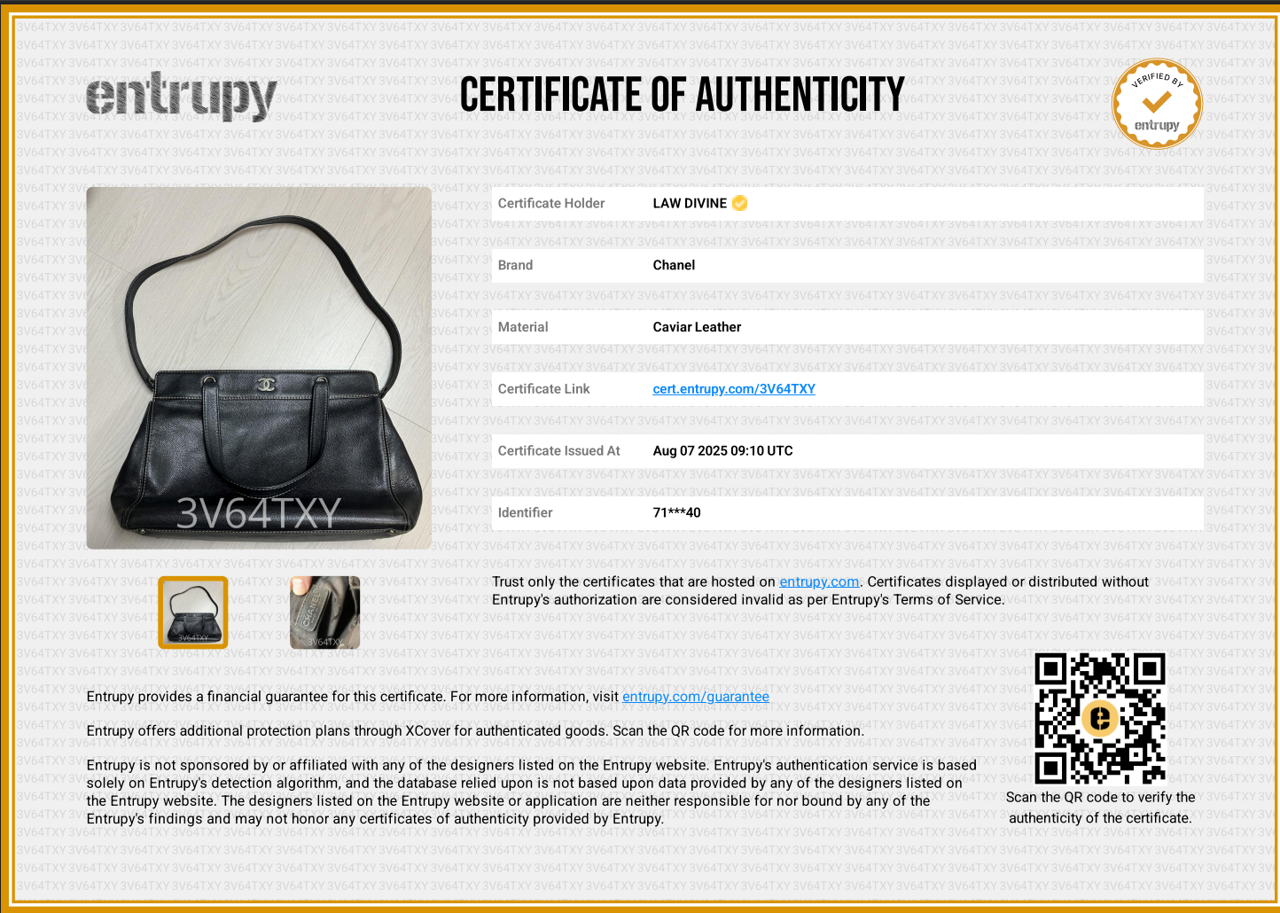 Caviar Leather Tote with Gold-Tone Hardware