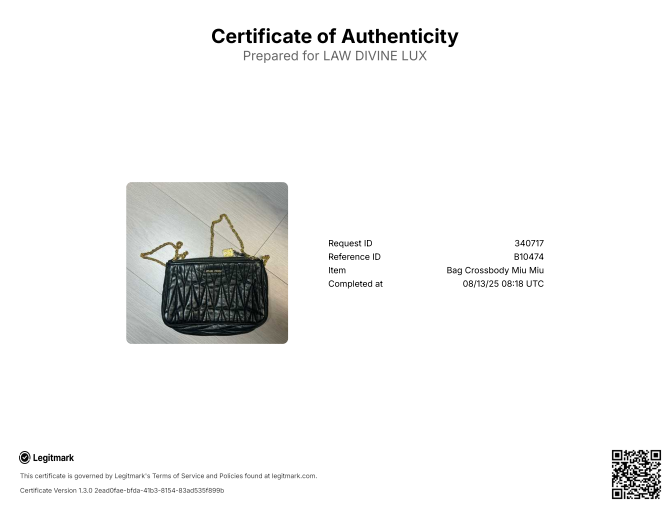 Black Matelassé Leather Frame Crossbody