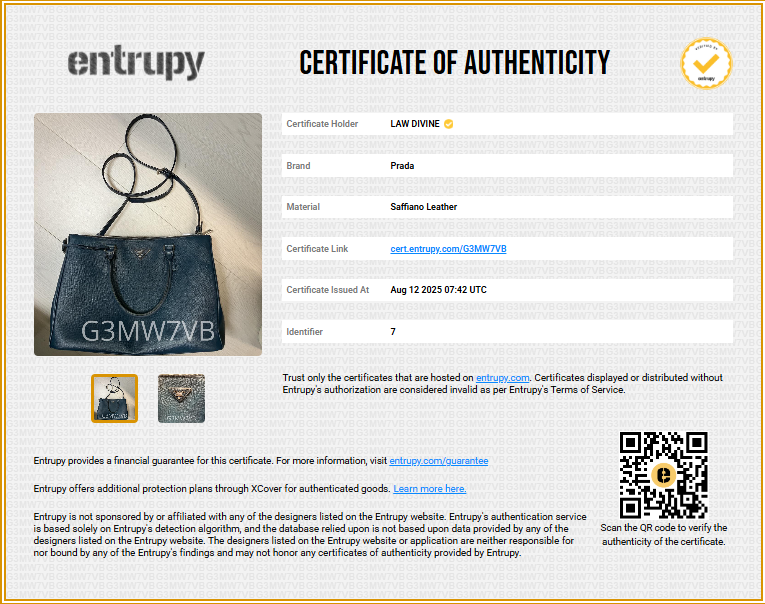 Bluette Saffiano Leather Medium Double Zip Tote Bag