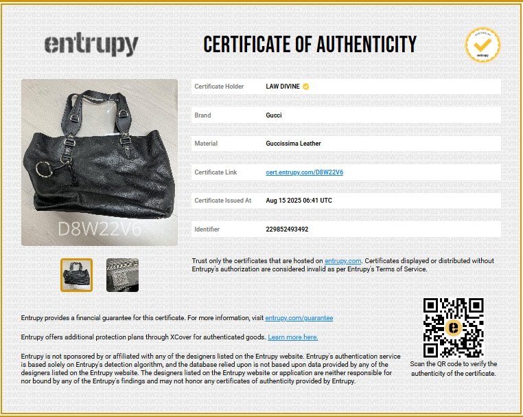Black Guccissima Leather Icon Bit Tote Bag