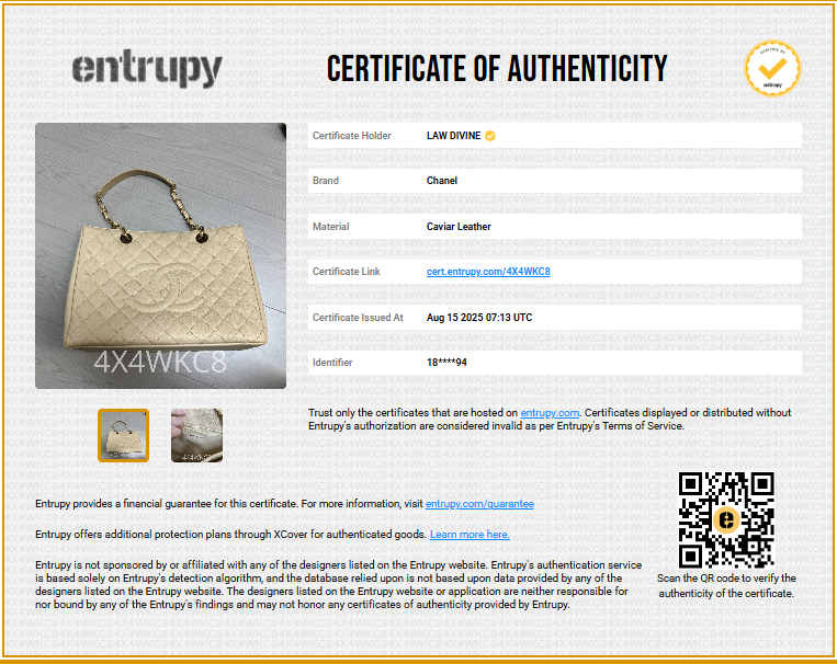 CC Caviar Grand Shopping Tote