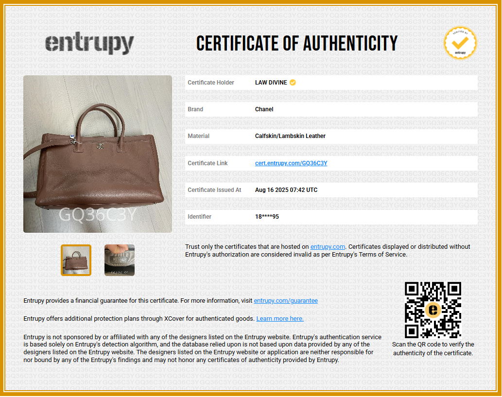 Chanel Cerf Executive Tote Leather Medium