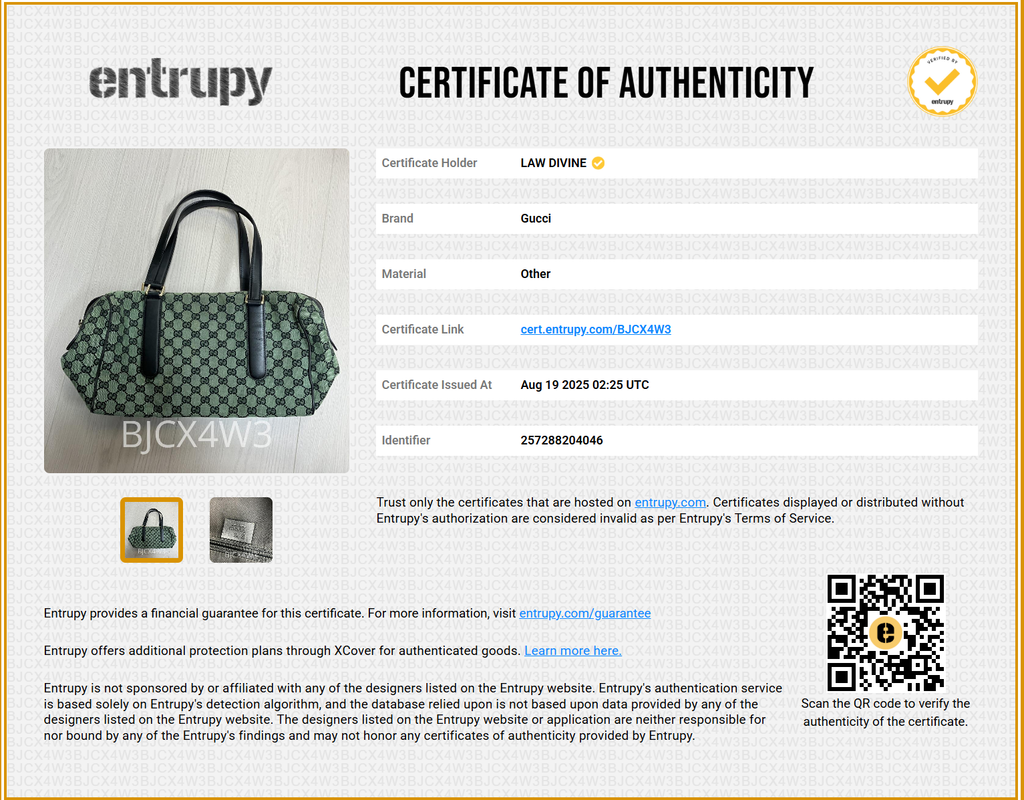 Boston GG Canvas Shoulder Bag Green For Gisel