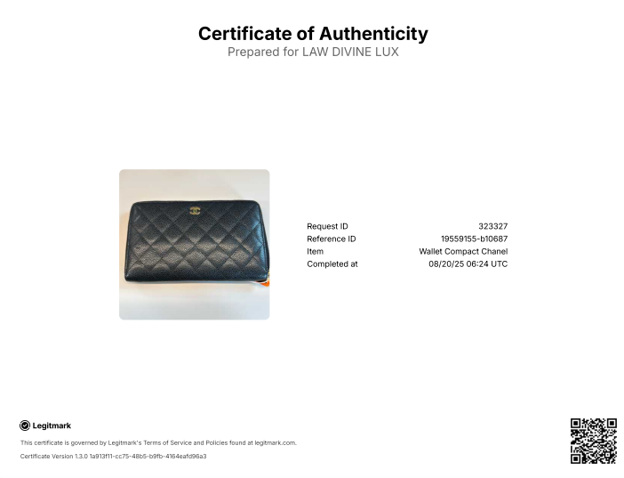 Caviar Quilted Large Zip Around Organizer Wallet Black