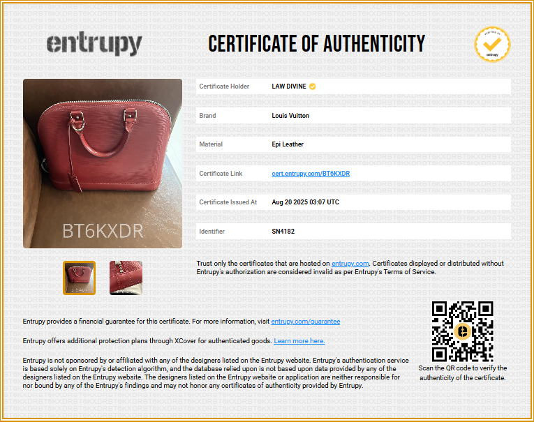 Alma Handbag Epi Leather PM