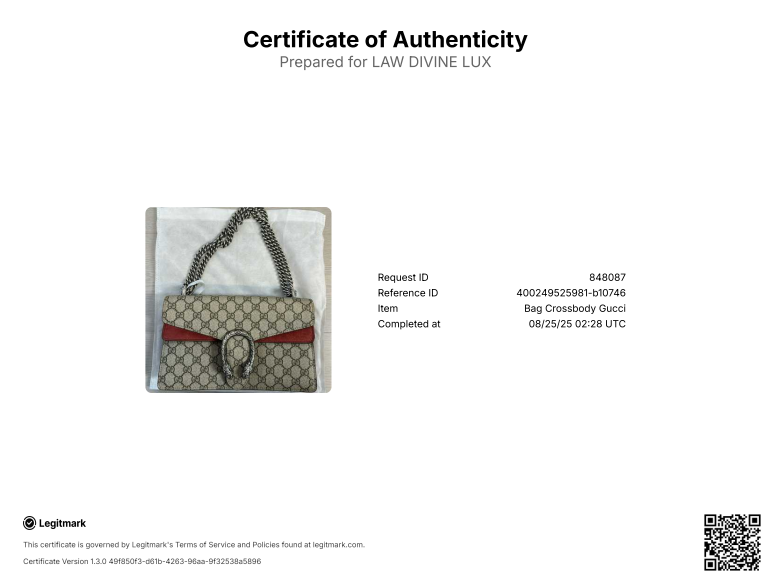 Dionysus Bag GG Coated Canvas Small