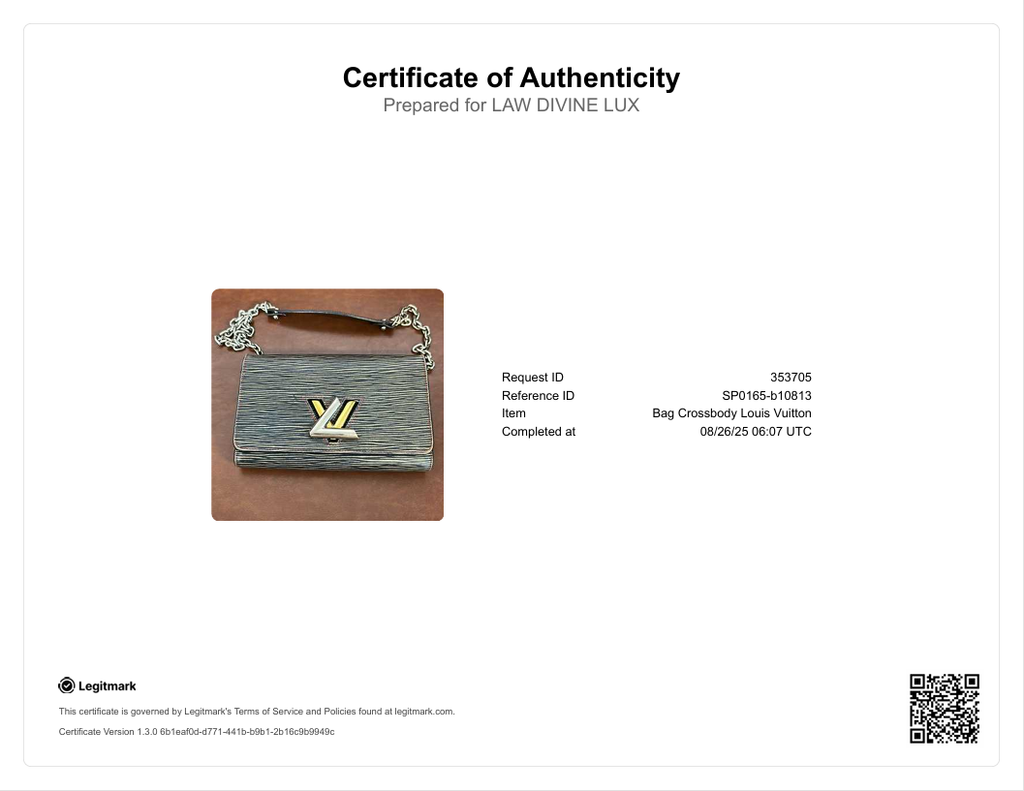 Epi Leather Twist Wallet on Chain