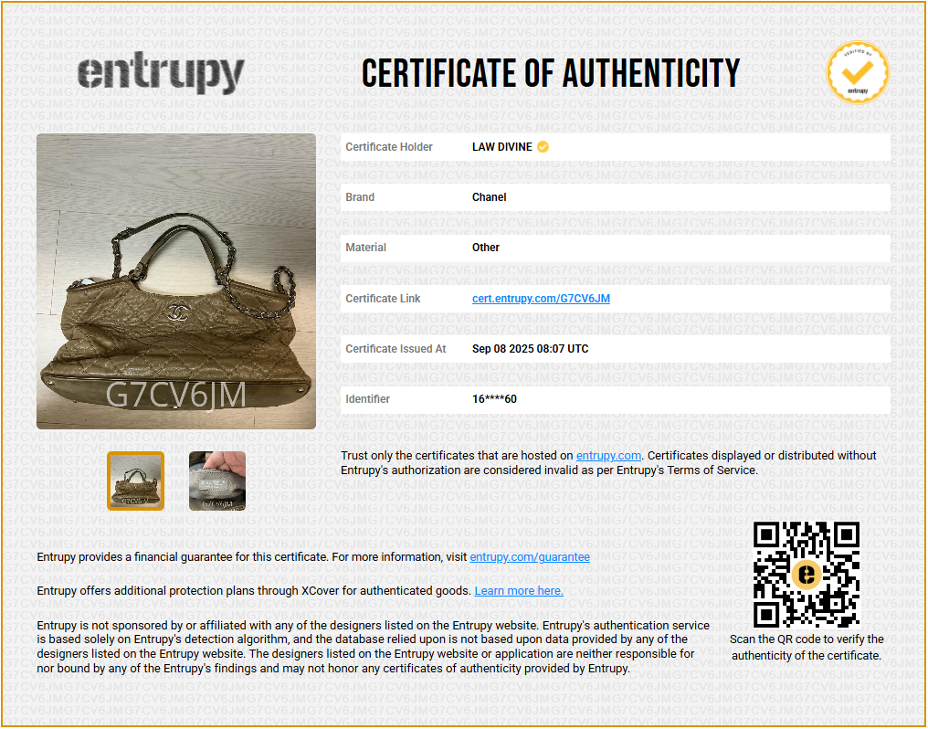 CC Sea Hit Tote Quilted Iridescent Calfskin Small