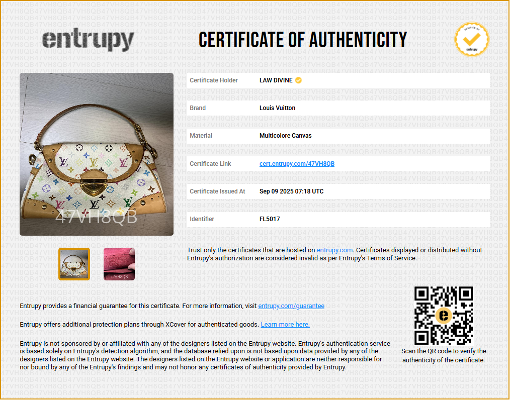 Monogram Multicolor Beverly MM White