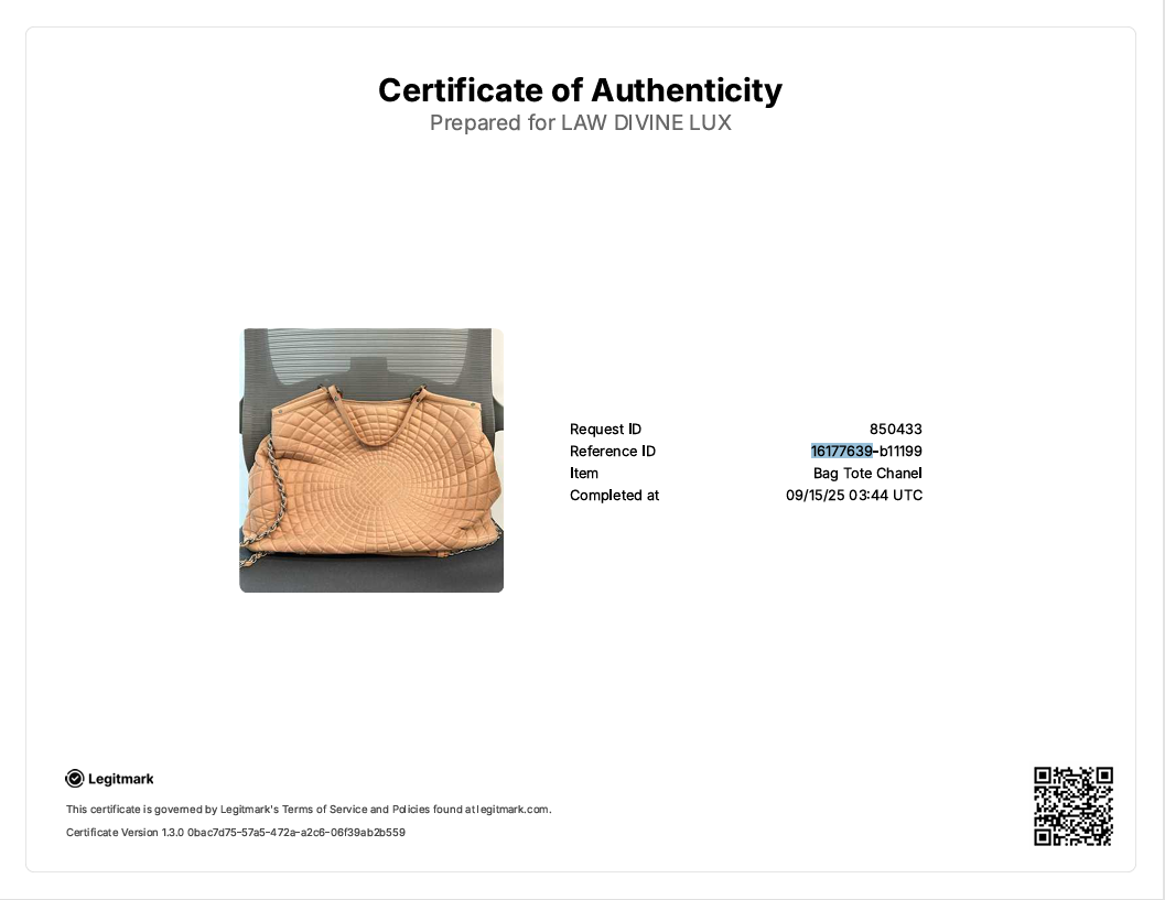 Spiral Sea Hit Tote Quilted Iridescent Calfskin Large