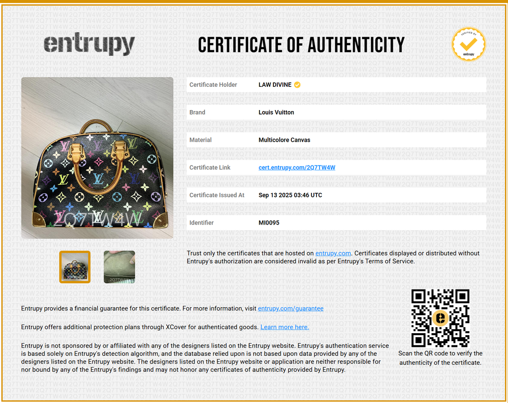 Black Monogram Multicolor Trouville Bag twins