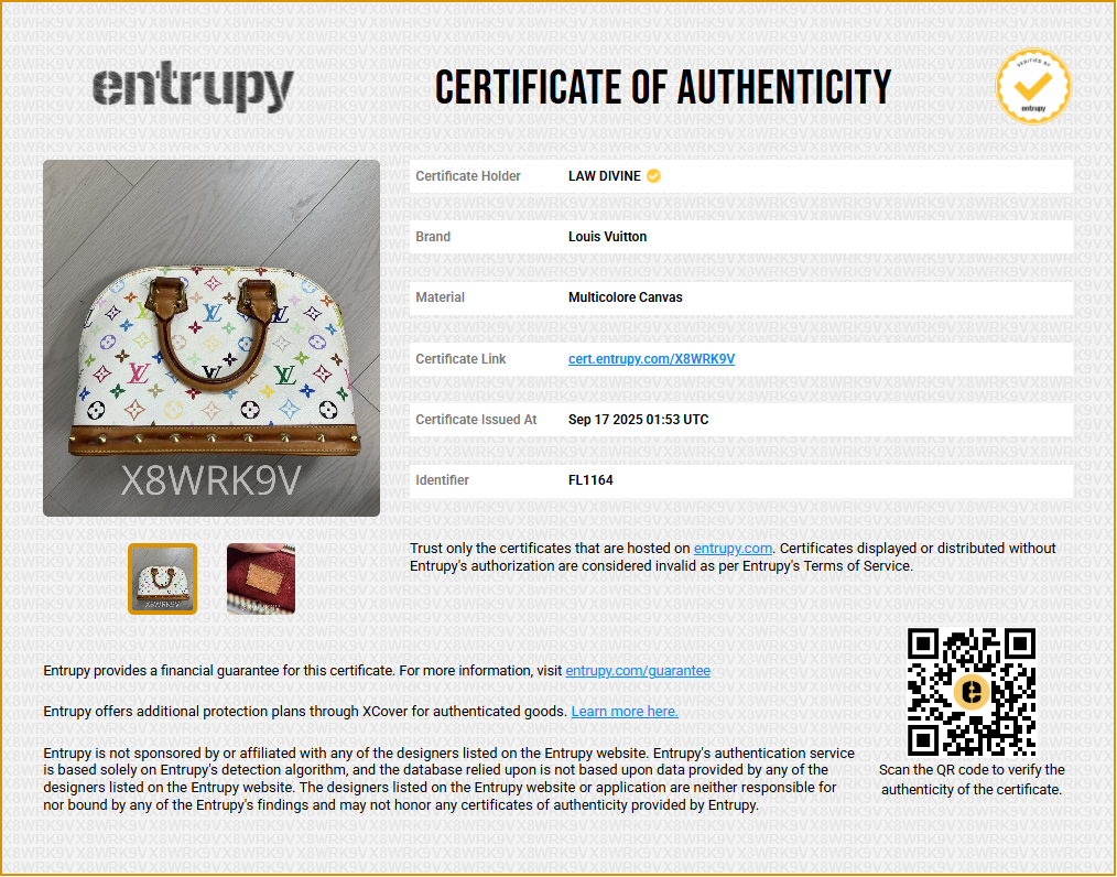 Multicolore Monogram Alma PM