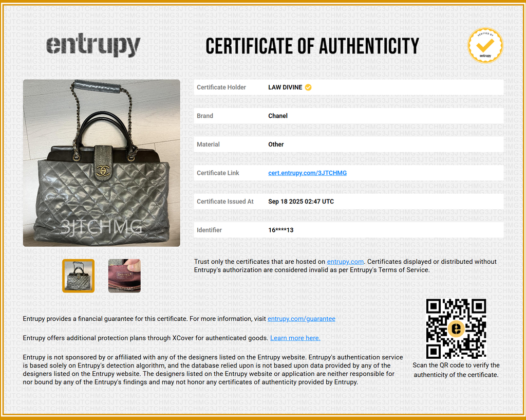 Bindi Tote Quilted Glazed Calfskin with Stingray Large