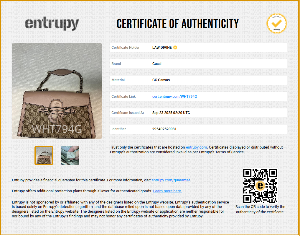 Emily Chain Flap Bag GG Canvas Medium