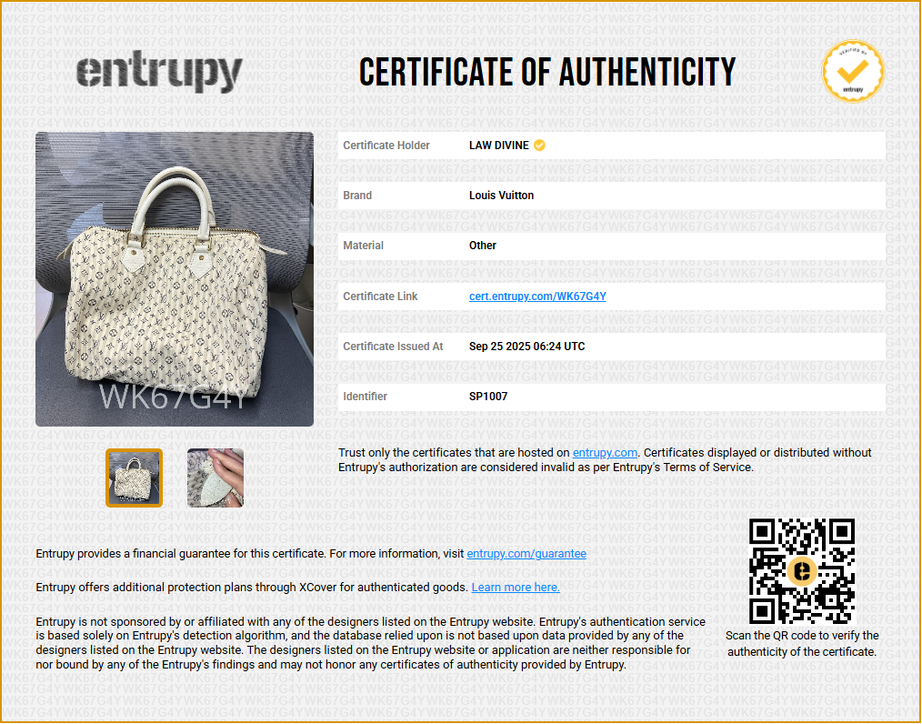 Monogram Mini Lin Croisette Speedy 30