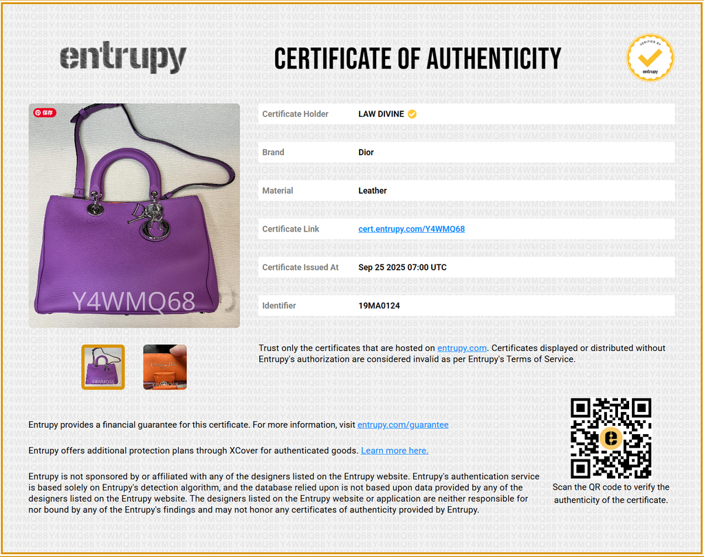 Diorissimo Tote Pebbled Leather Medium