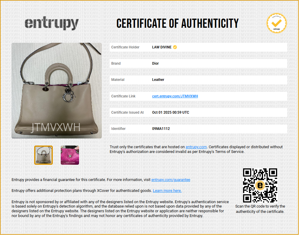 Leather Diorissimo Large