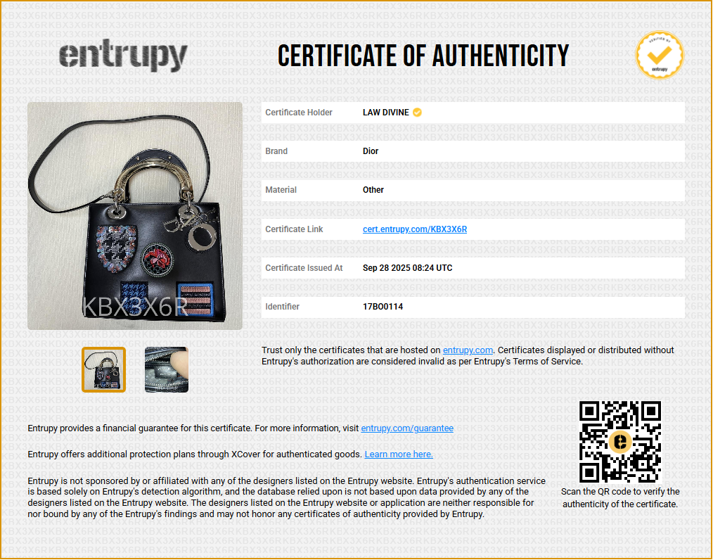 Lady Dior Bag Patch Embellished Leather Medium