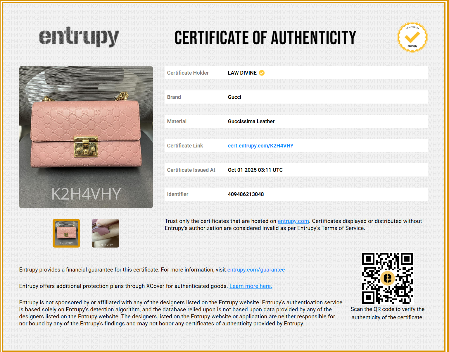 Pink Guccissima Leather Padlock Medium Shoulder Bag