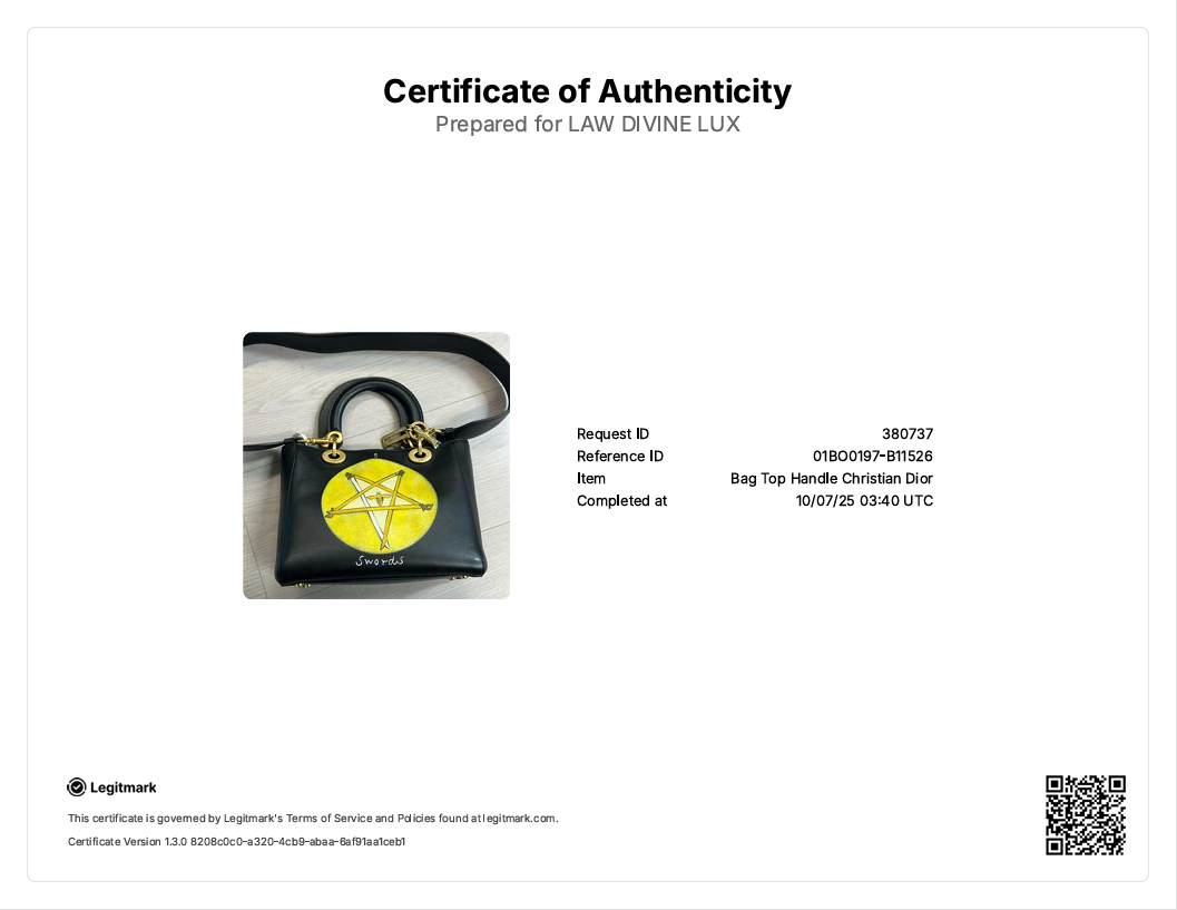 Tarot Lady Dior Bag Embellished Leather Medium