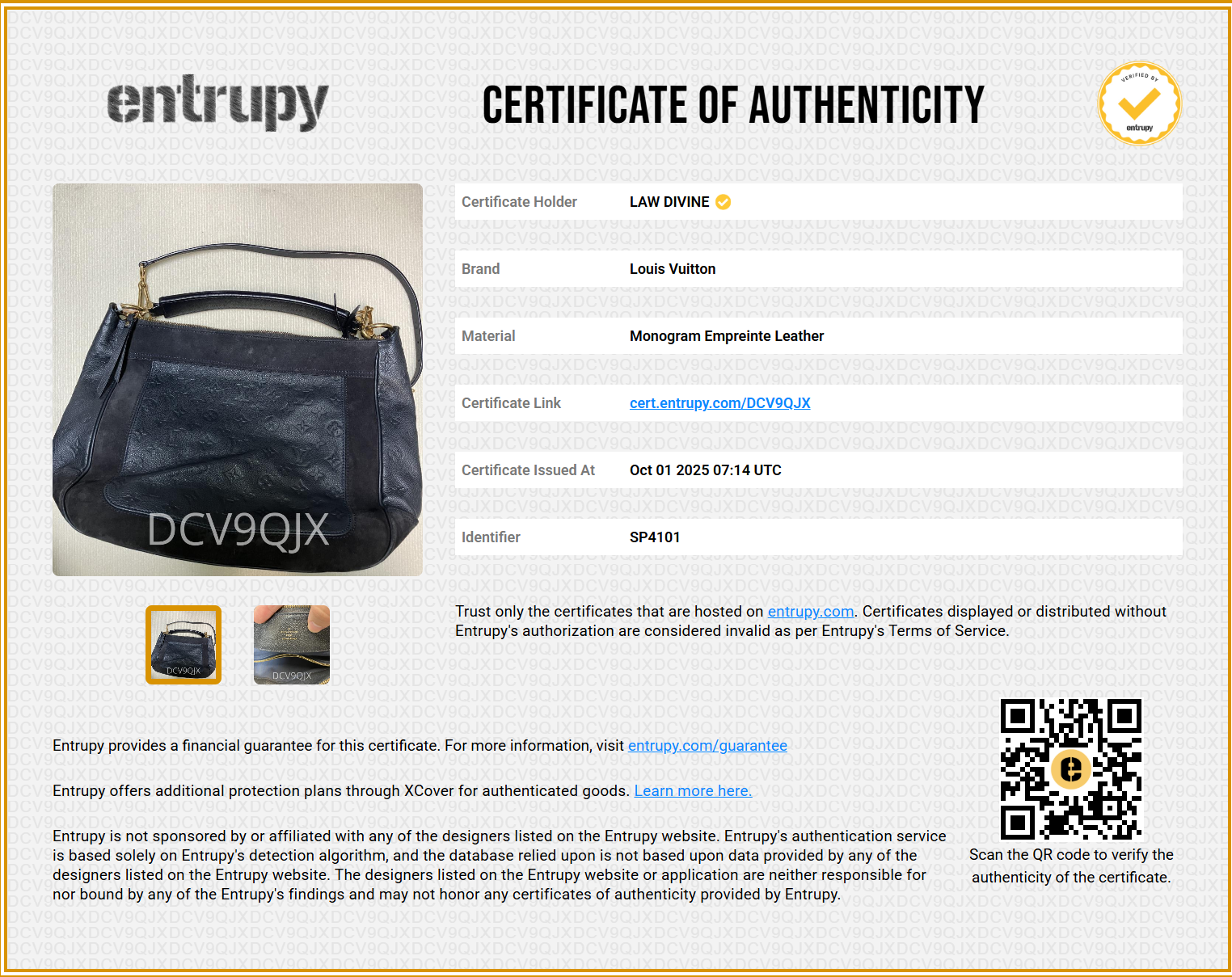 Audacieuse Handbag Monogram Empreinte Leather MM gisel