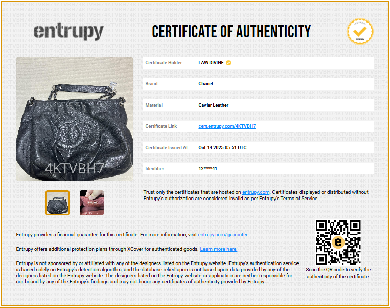 Timeless Half Moon Tote Caviar Large