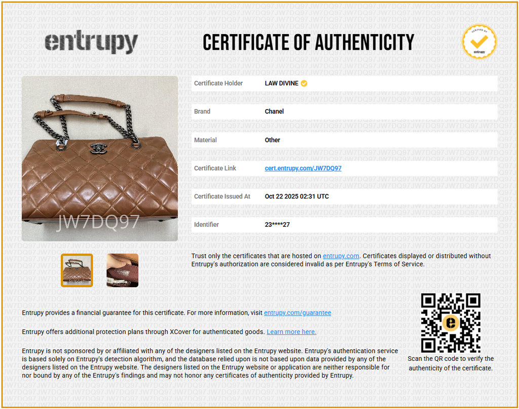 Perfect Edge Tote Quilted Glazed Calfskin Small