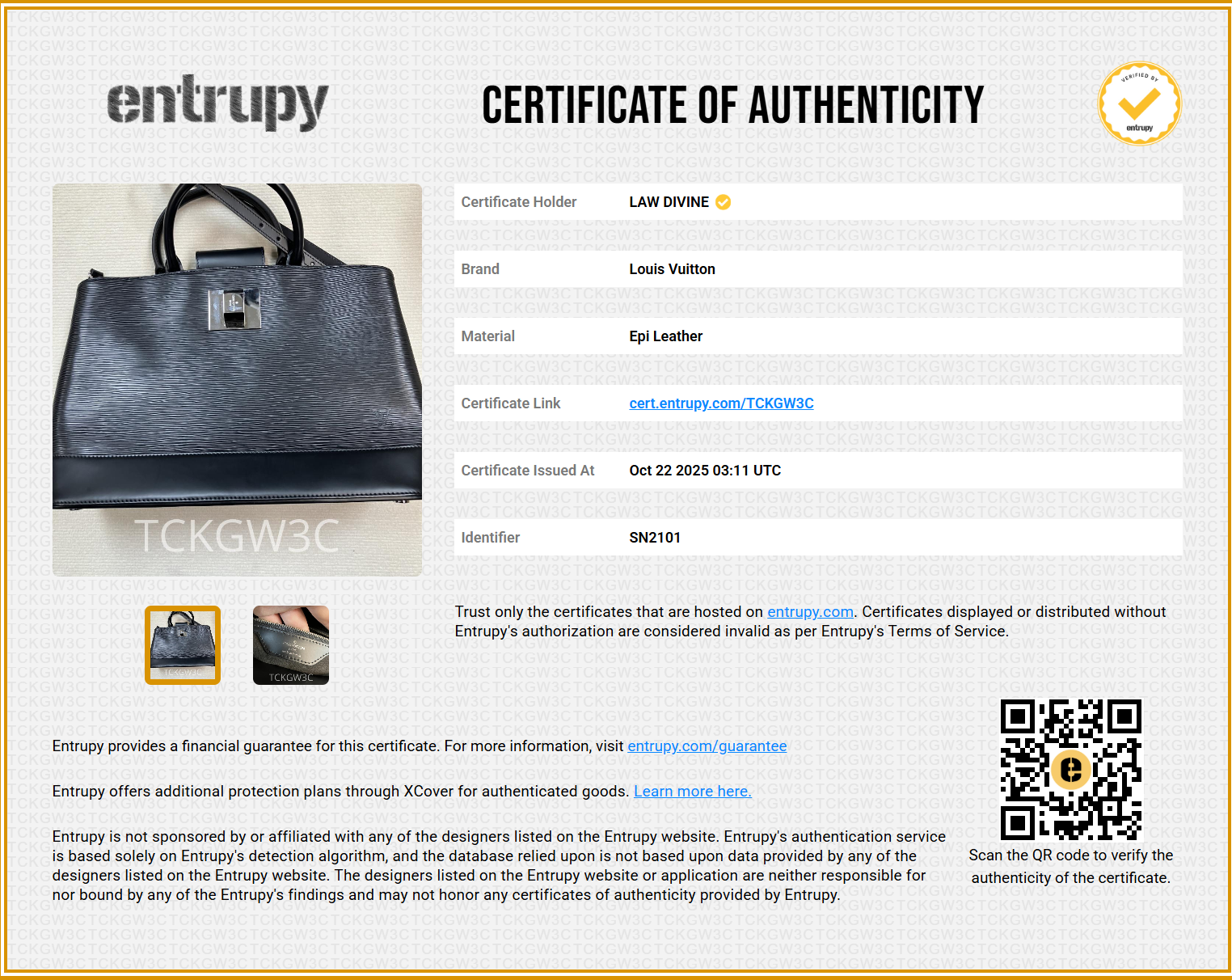 Mirabeau Handbag Electric Epi Leather PM Gisel