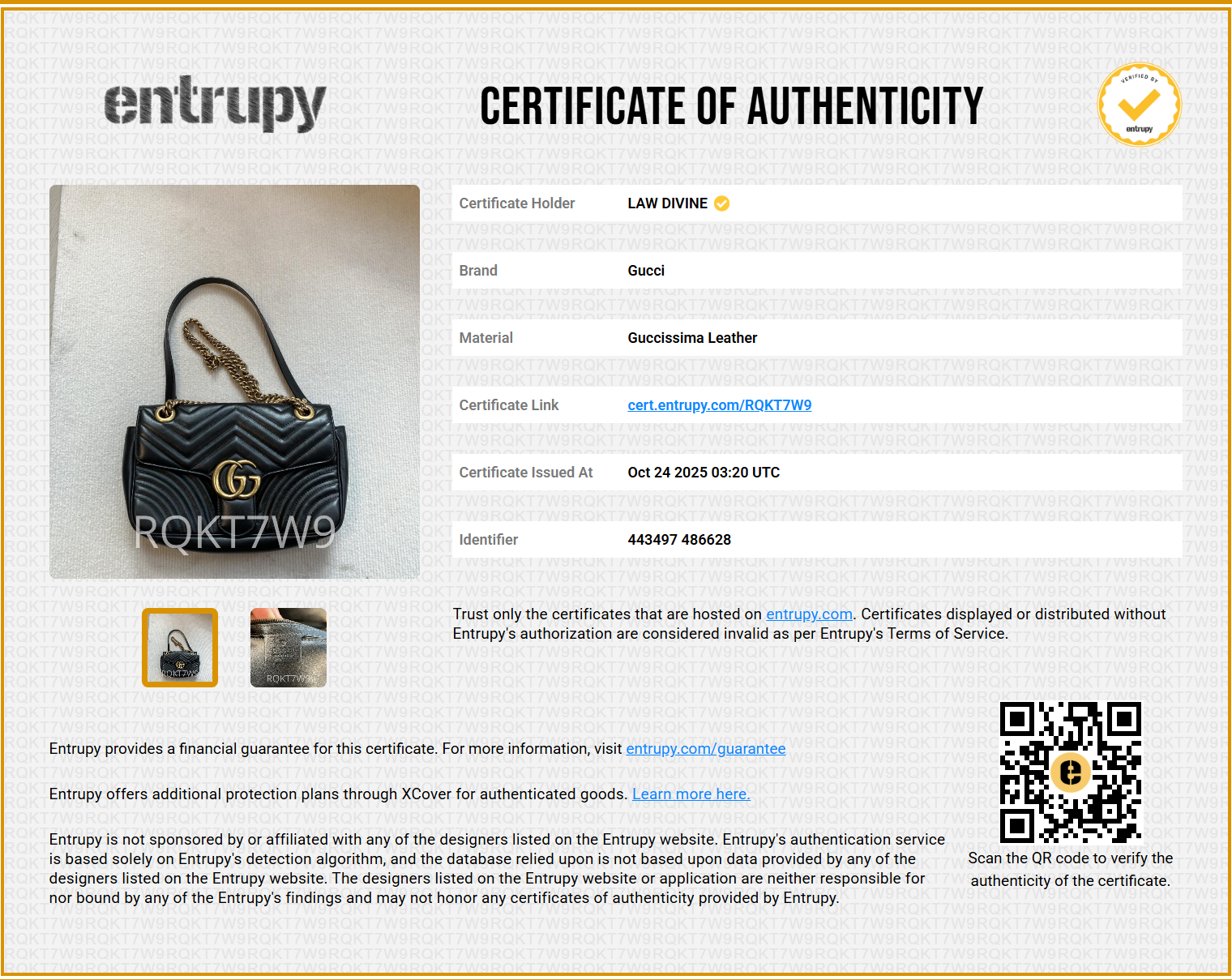 Black Quilted Leather Marmont Small Matelasse Shoulder Bag