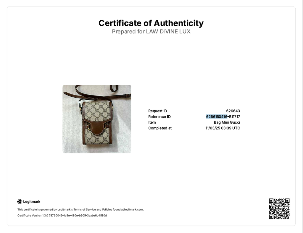 Horsebit 1955 Crossbody Bag GG Coated Canvas with Leather Mini Gisel