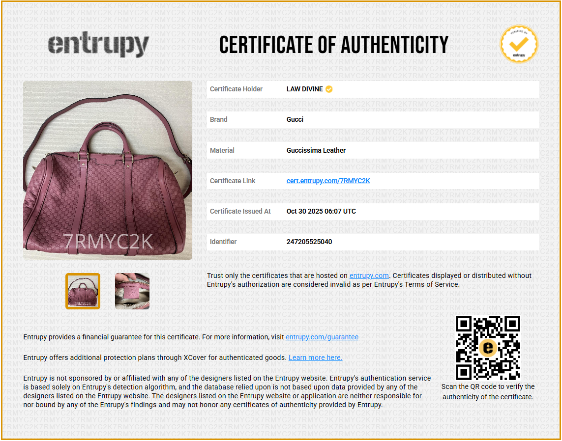 Joy Boston Bag Microguccissima Leather Medium