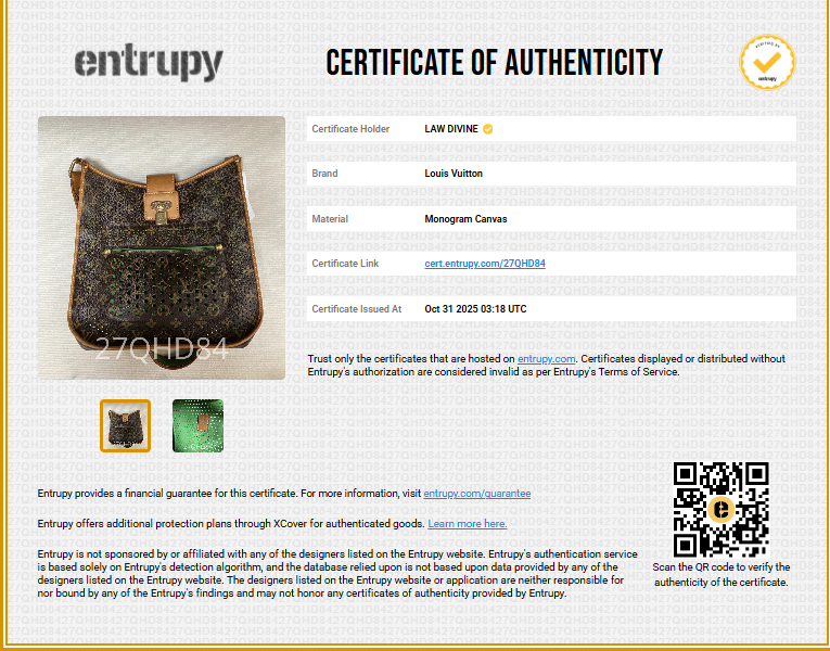 Limited Edition Monogram Perforated Musette