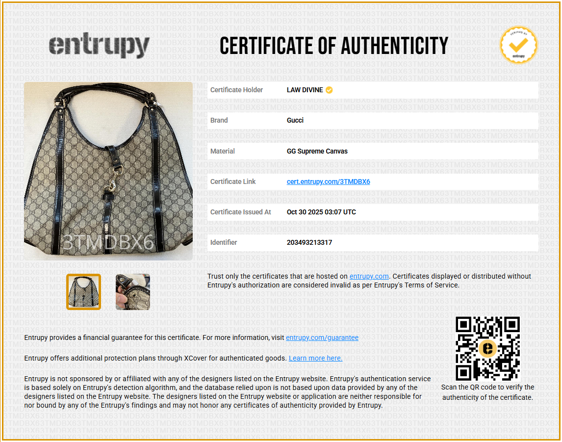 GG Supreme Coated Canvas Shoulder Bag