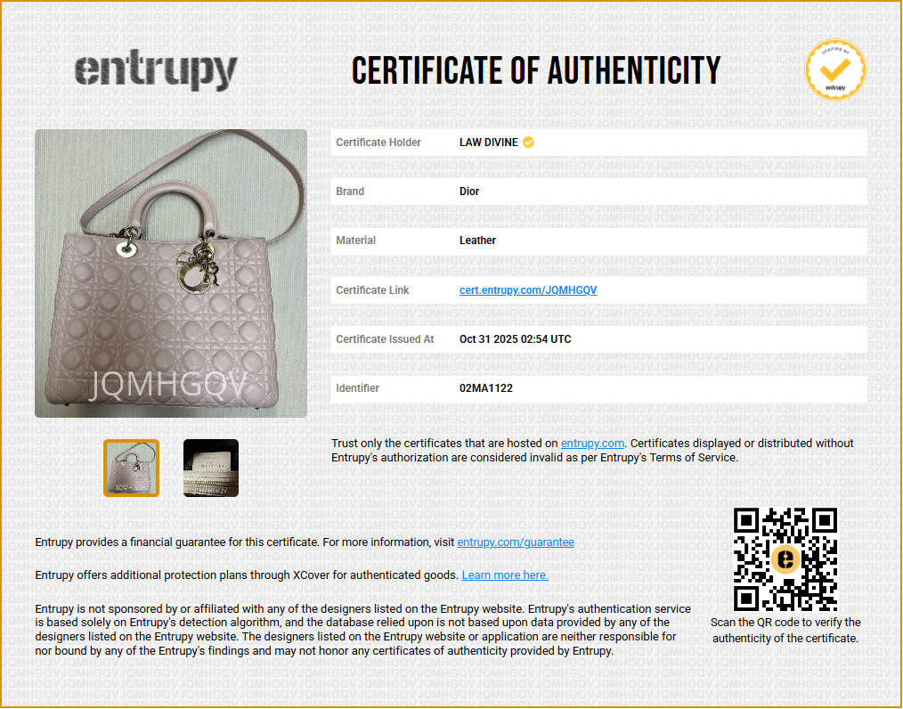 Lambskin Cannage Large Lady Dior Light Pink