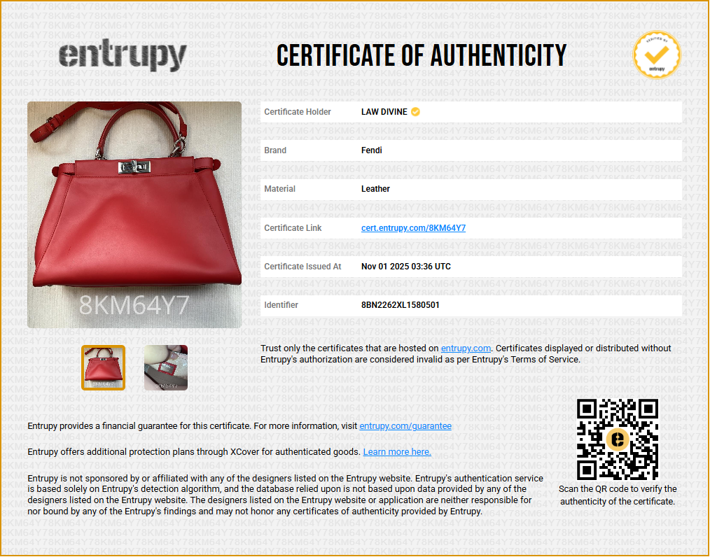 Peekaboo Bag Rigid Leather Regular