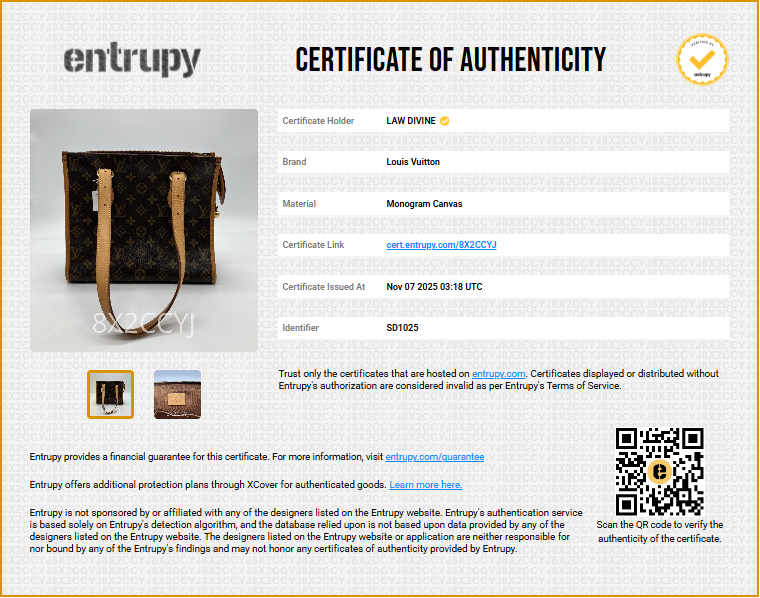 Monogram Popincourt Haut Vintage B11801