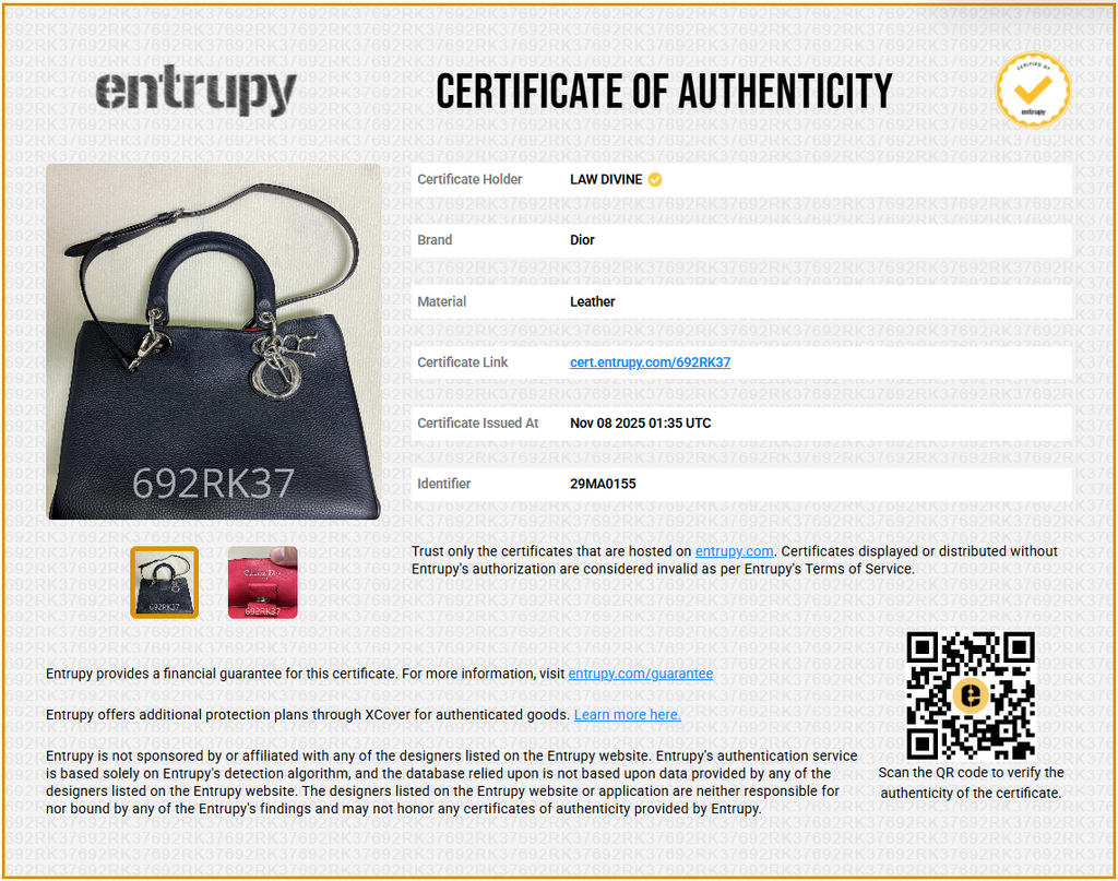 Leather Diorissimo Medium