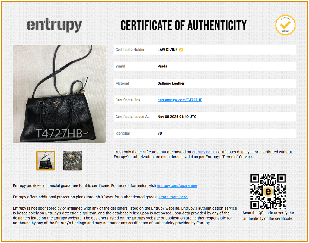 Saffiano Leather Galleria Double Zip Small